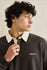 Rhythm Mens Shirt Koa Vintage Rugby Long Sleeve Polo