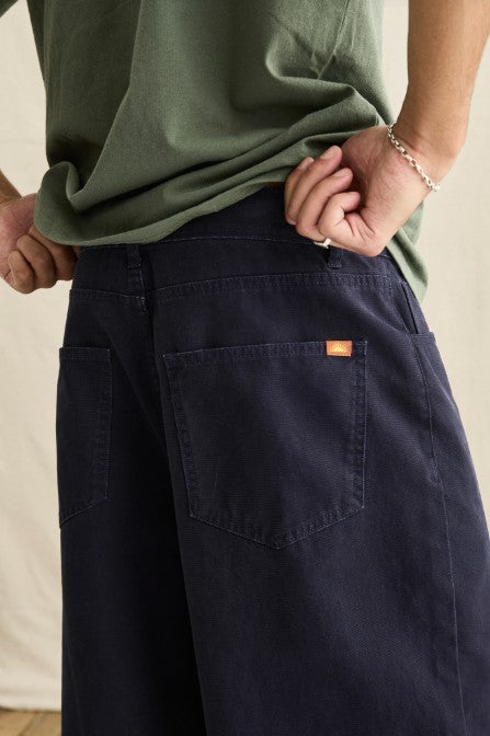 Rhythm Mens Pants Relaxed Wash Canvas