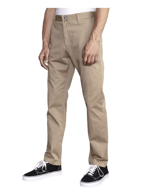 RVCA Mens Pants The Weekend Stretch Straight Fit