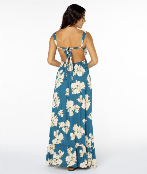 strapless open back dress Roxy Womens Dress Wilder Coast