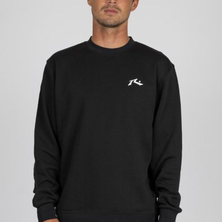 Rusty Mens Sweatshirt Baseline Fleece Crew