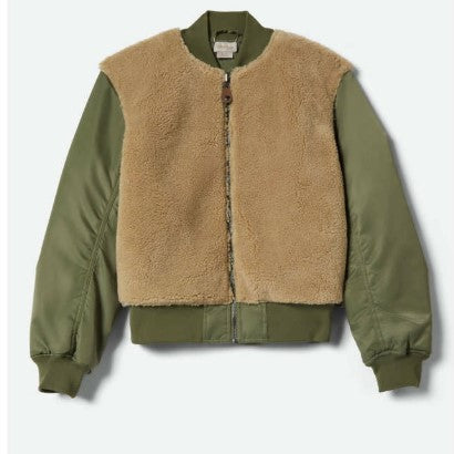 Brixton Womens Jacket Sherpa Surplus Bomber