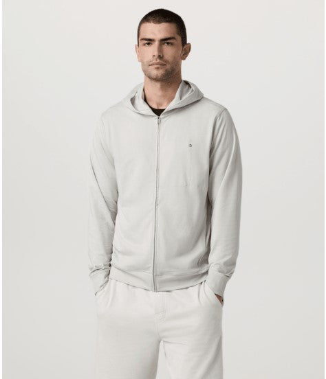 Vuori Mens Sweatshirt Ponto Full Zip Hoodie
