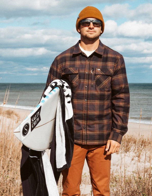 Salty Crew Mens Shirt Fathom Tech Shacket