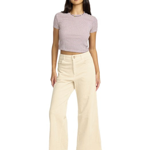 Billabong Womens Pants Free Fall High-Waist Cord