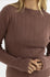 Rhythm Womens Shirt Essential Long Sleeve Knit Top