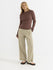 Rhythm Womens Shirt Essential Long Sleeve Knit Top