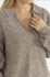 Rhythm Womens Sweater Quinn V-neck Collared Jumper
