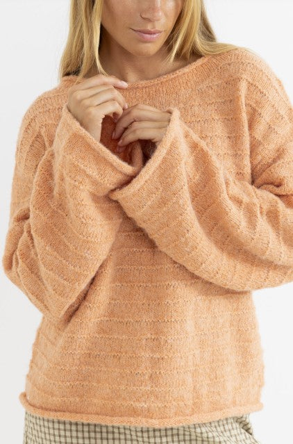 Rhythm Womens Sweater Baklava Knit