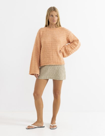 Rhythm Womens Sweater Baklava Knit