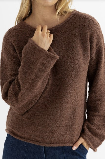 Rhythm Womens Sweater Baklava Knit