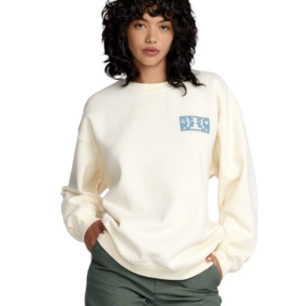 RVCA Womens Sweatshirt Baggie BF Crew