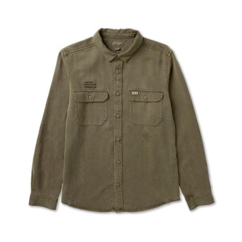 RVCA Mens Shirt Mel G Moon Flower