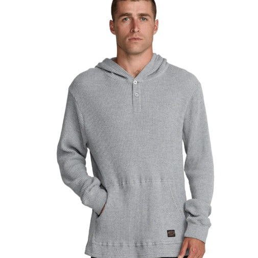 RVCA Mens Shirt Dayshift Thermal Hooded Henley
