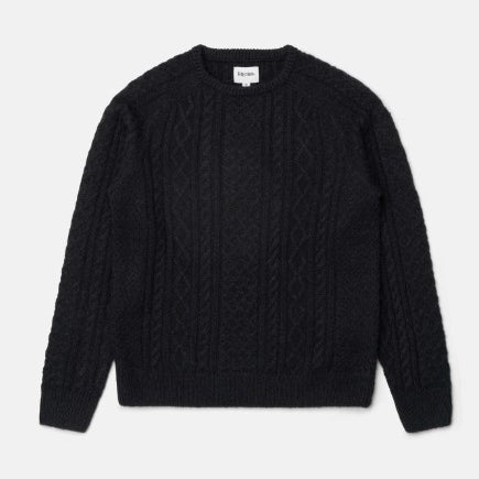 Rhythm Mens Sweater Mohair Fishermans Knit