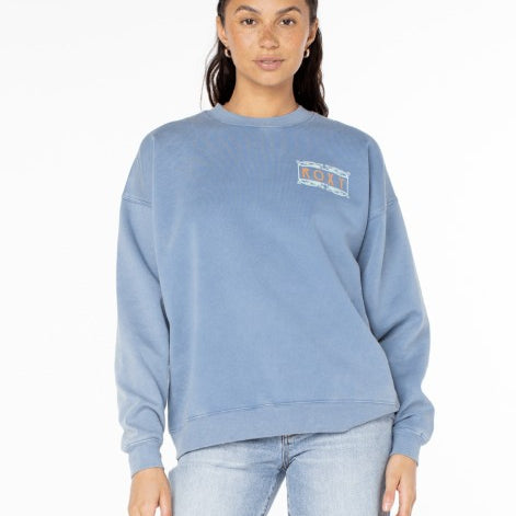 Roxy Womens Sweatshirt Lineup Oversized Crew