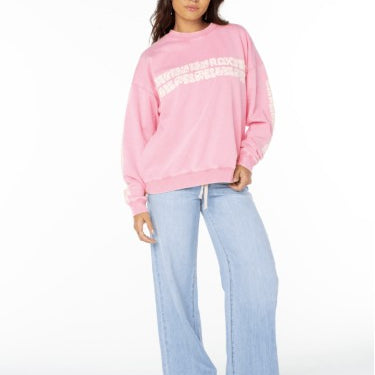 Roxy Womens Sweatshirt Lineup Oversized Crew