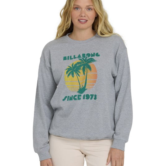 Billabong Womens Sweatshirt My Fave Beach Crew