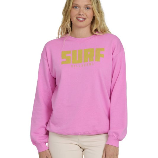 Billabong Womens Sweatshirt Keep On Surfin Crew