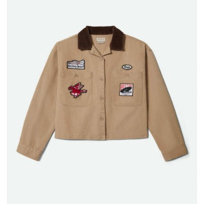 Brixton Womens Jacket Utopia Patchwork Overshirt