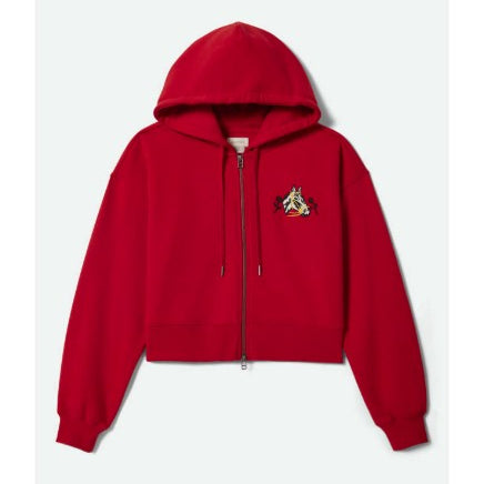 Brixton Womens Sweatshirt Trophy Horse Cropped Zip Hood