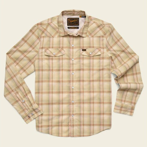 Howler Brothers Mens Woven H Bar B Tech Longsleeve