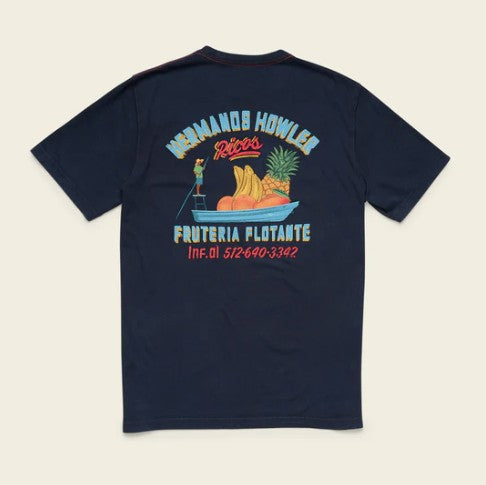 Howler Brothers Mens Shirt Fruteria Flotante Cotton Pocket