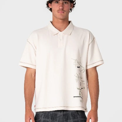 Rusty Mens Knit Funkshen Polo