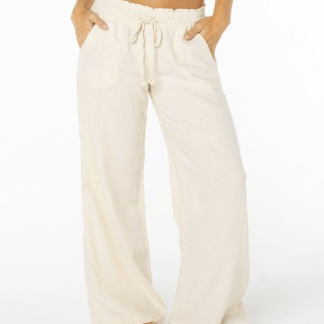 Roxy Womens Pants Oceanside Wide Leg