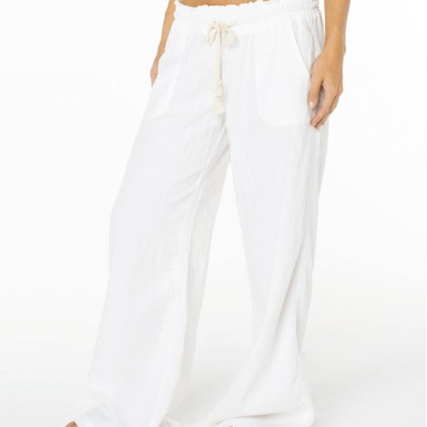 Roxy Womens Pants Oceanside Wide Leg