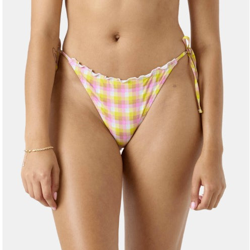 Roxy Womens Bikini Bottoms Check Me Out Tie Side Cheeky