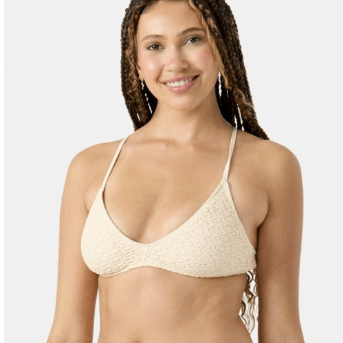 Roxy Womens Bikini Top Crochet Athletic Triangle
