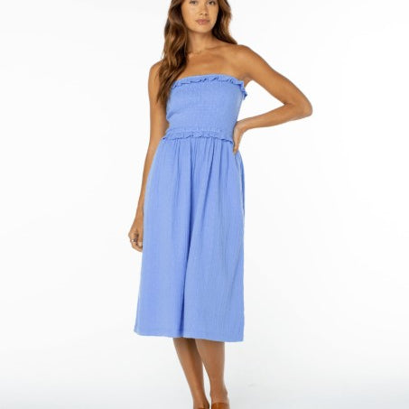 Roxy Womens Dress Avalon Tube Midi