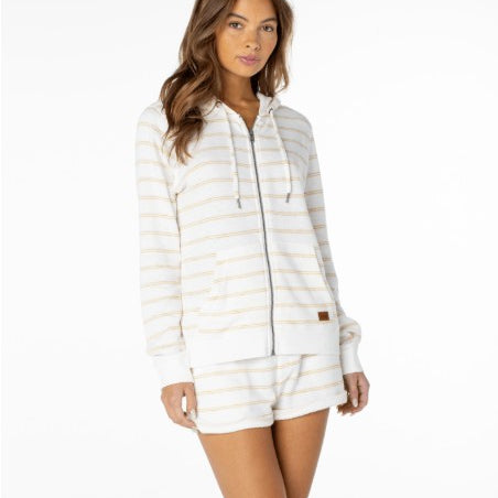 Roxy Womens Sweatshirt Perfect Wave Stripe