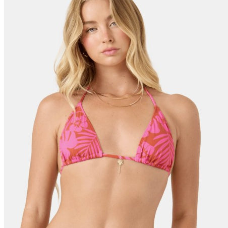 Roxy Womens Bikini Top Sun Chasers Mini Tiki Tri
