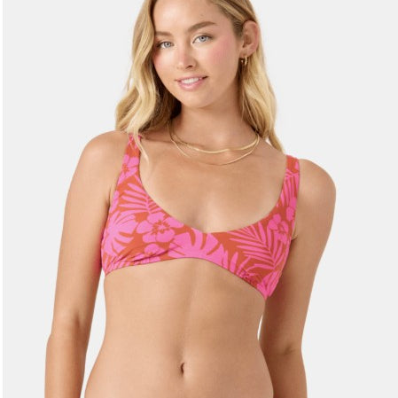 Roxy Womens Bikini Top Sun Chasers Scoop Bralette