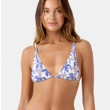 Roxy Womens Bikini Top Breezy Does It Built Up Tri