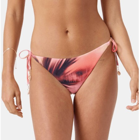 Roxy Womens Bikini Bottoms Palm Before The Storm Tie Side Cheeky