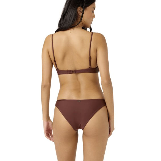 Oneill Womens Bikini Bottoms Saltwater Solids Rockley Medium