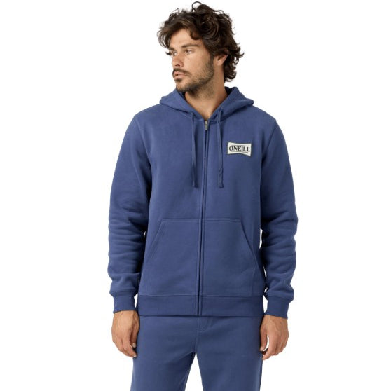 Oneill Mens Sweatshirt Patched Classic Zip Hoodie