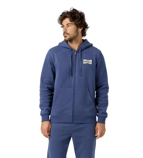 Oneill Mens Sweatshirt Patched Classic Zip Hoodie