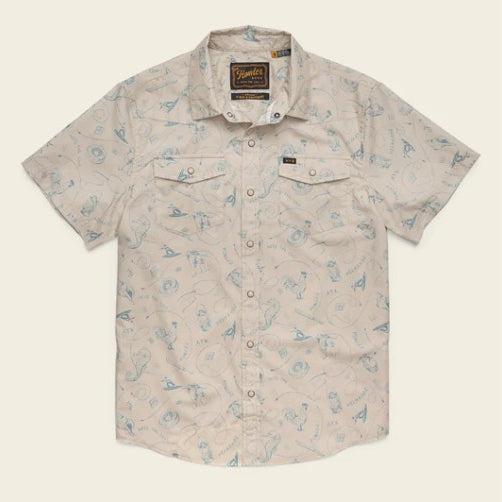 Howler Brothers Mens Woven H Bar B Snapshirt