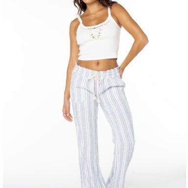 Roxy Womens Pants Oceanside Pant Stripe