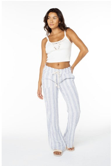 Roxy Womens Pants Oceanside Pant Stripe