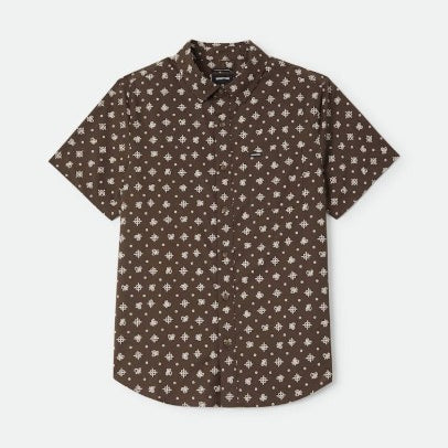 Brixton Mens Woven Charter Print