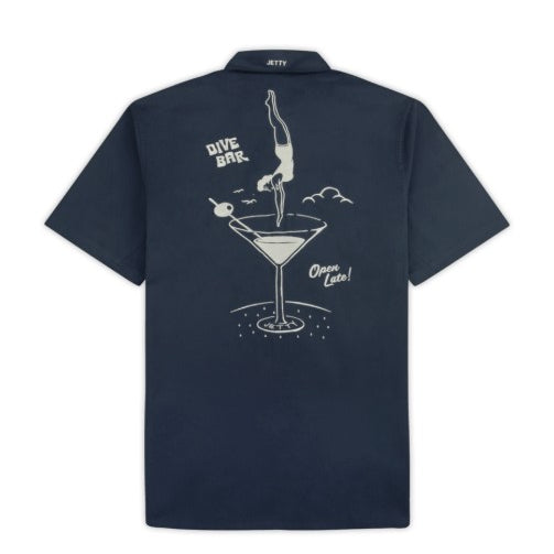 Jetty Mens Woven Maris Embroidered
