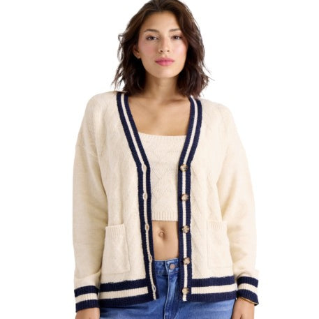 Volcom Womens Sweater Boyfriend Cardigan