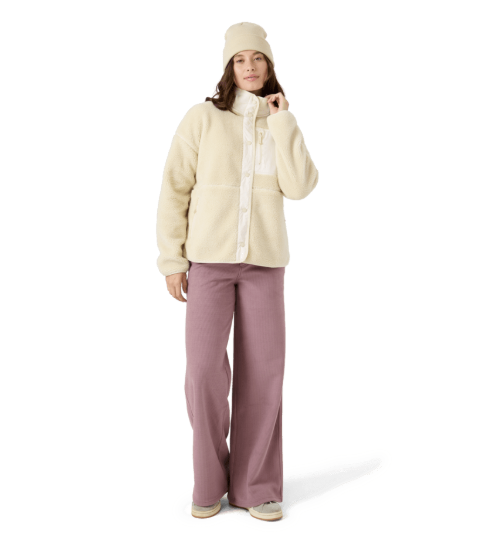 Roxy Womens Snow Layers Axel Bonded Sherpa Jacket
