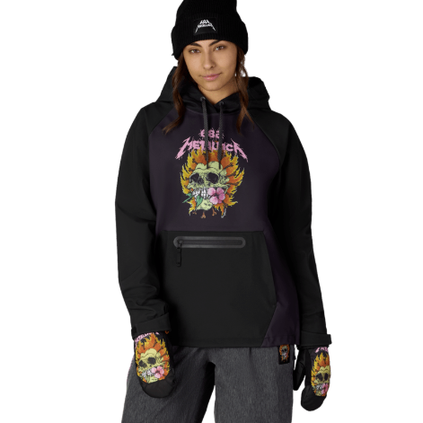 686 Womens Snow Layers Metallica Waterproof Hoody