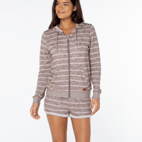 Roxy Womens Sweatshirt Perfect Wave Stripe